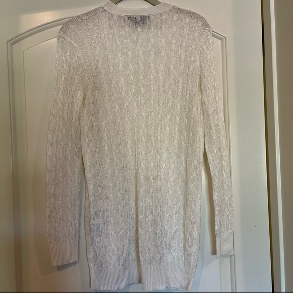 Ralph Lauren White Cardigan - Picture 4 of 5